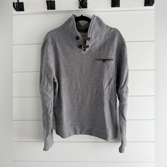 Billy Reid Other - Men’s Billy Reid Gray Sweater with Button Accents, Size Medium